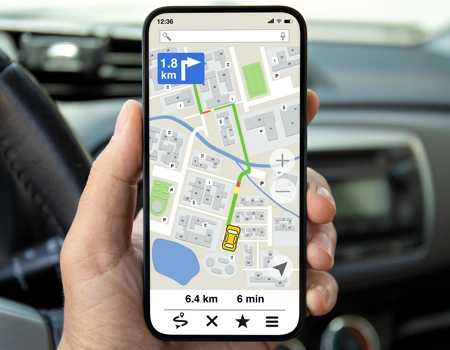 Utiliser des applications de navigation
